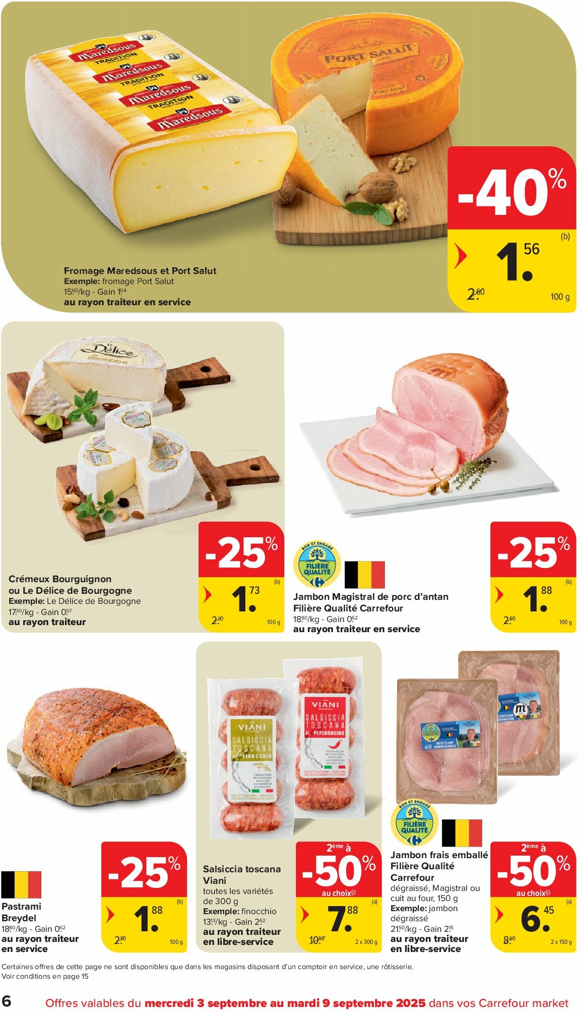 carrefour - Carrefour Market folder geldig vanaf 03/09 - 09/09 - page: 6