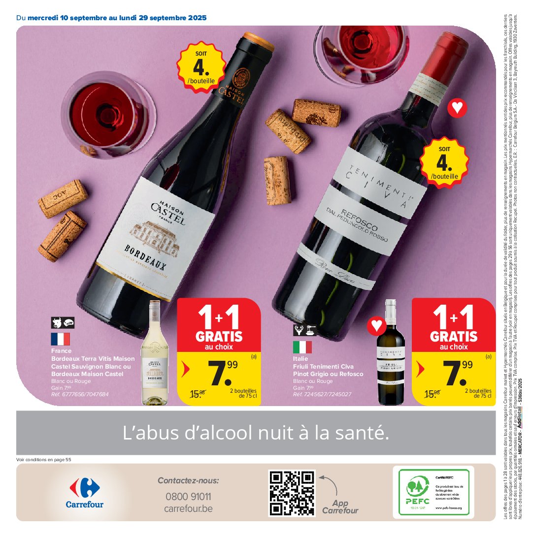 carrefour - Carrefour - Foire aux vins folder geldig vanaf 10/09 - 29/09 - page: 56 carrefour - Carrefour - Foire aux vins folder geldig vanaf 10/09 - 29/09 - page: 56
