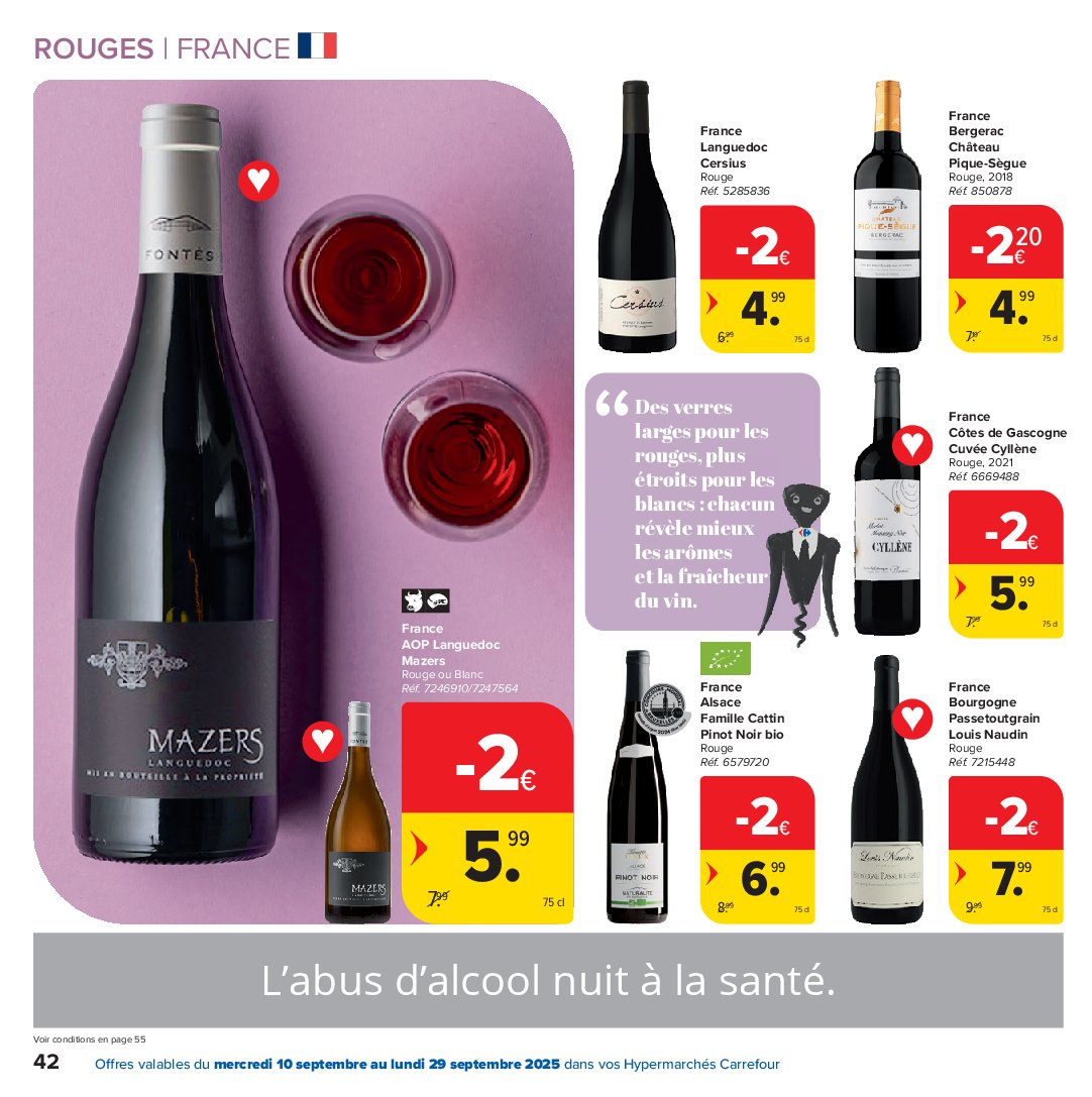 carrefour - Carrefour - Foire aux vins folder geldig vanaf 10/09 - 29/09 - page: 42 carrefour - Carrefour - Foire aux vins folder geldig vanaf 10/09 - 29/09 - page: 42