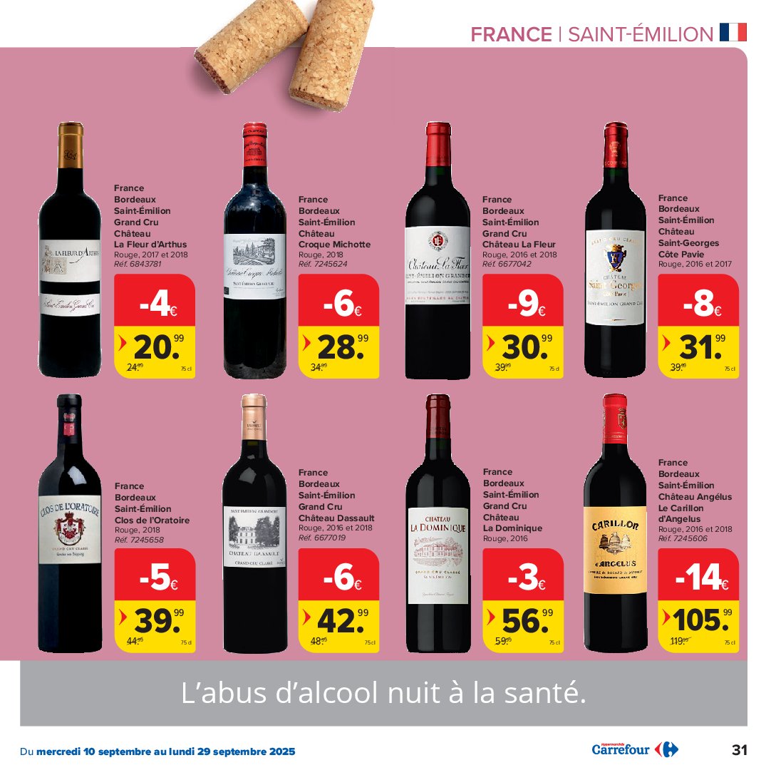carrefour - Carrefour - Foire aux vins folder geldig vanaf 10/09 - 29/09 - page: 31 carrefour - Carrefour - Foire aux vins folder geldig vanaf 10/09 - 29/09 - page: 31