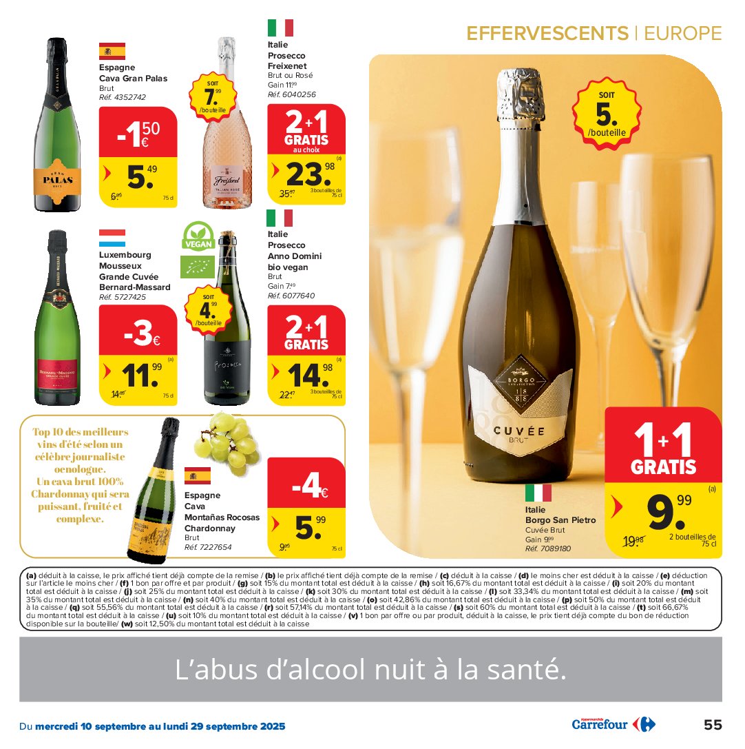 carrefour - Carrefour - Foire aux vins folder geldig vanaf 10/09 - 29/09 - page: 55 carrefour - Carrefour - Foire aux vins folder geldig vanaf 10/09 - 29/09 - page: 55