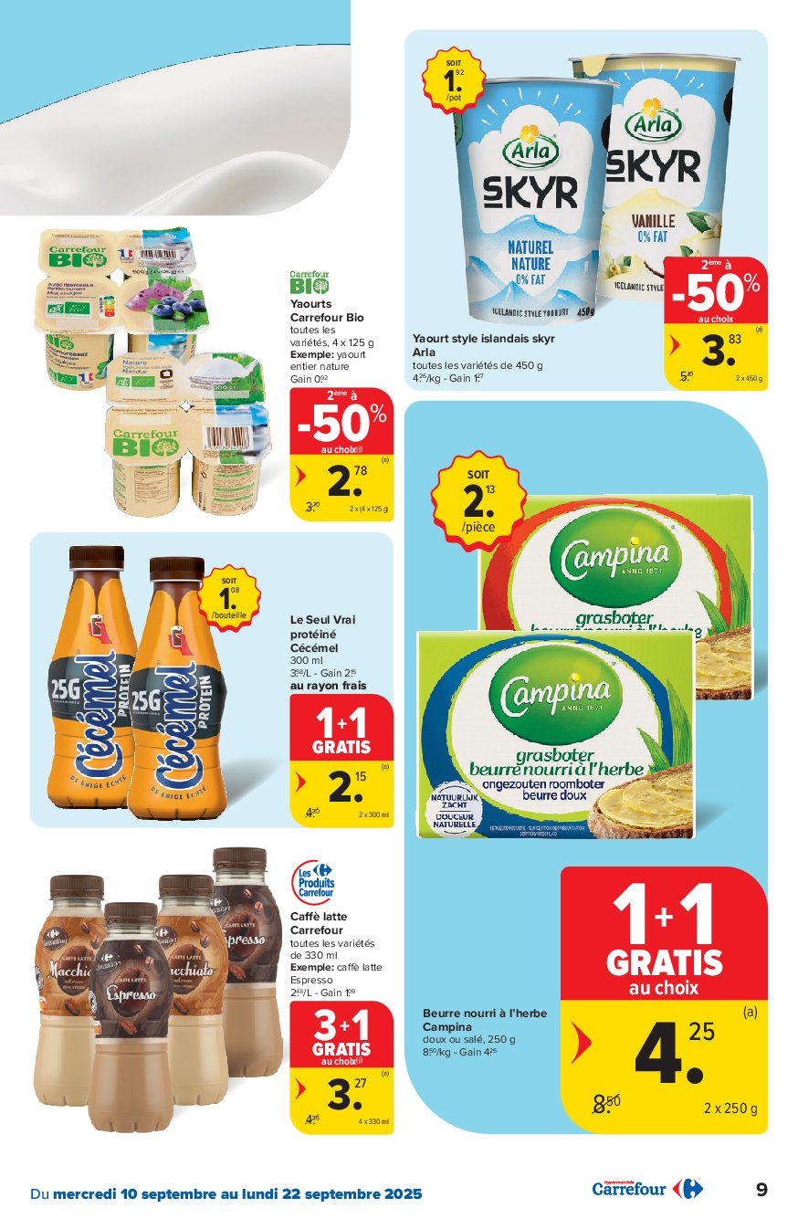 carrefour - Carrefour Hypermarchés folder geldig vanaf 10/09 - 22/09 - page: 9