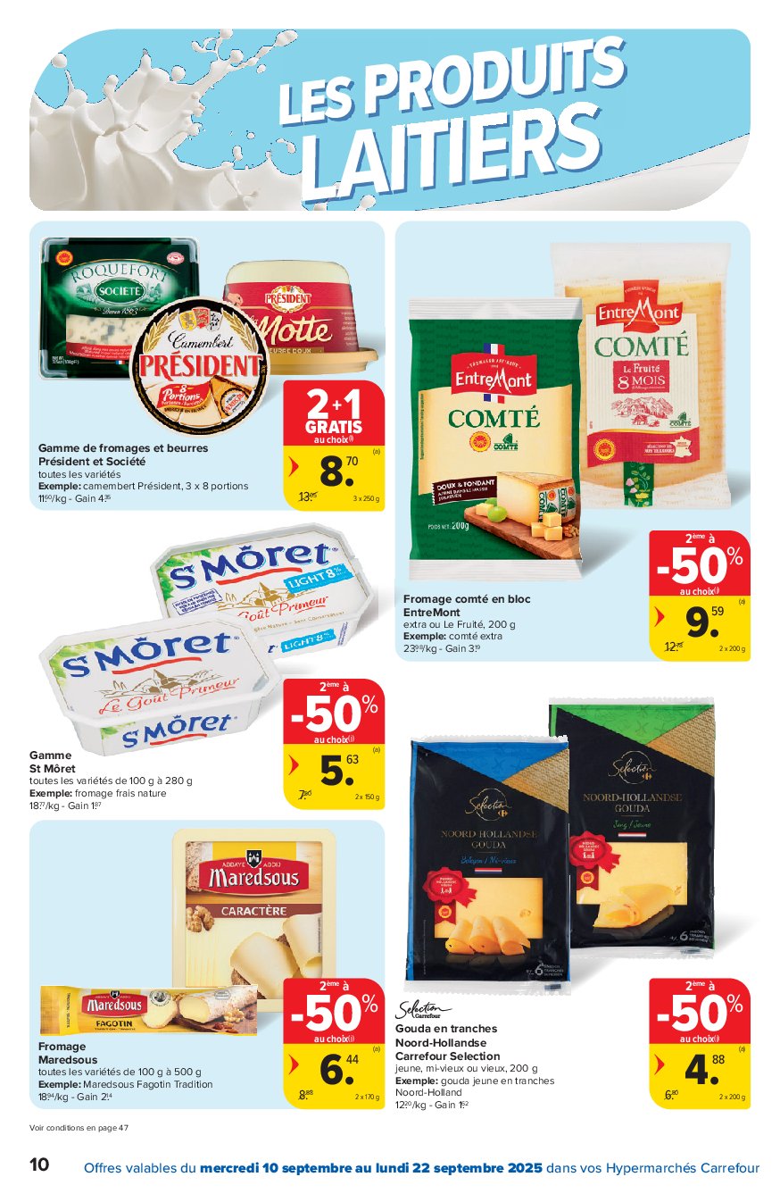 carrefour - Carrefour Hypermarchés folder geldig vanaf 10/09 - 22/09 - page: 10
