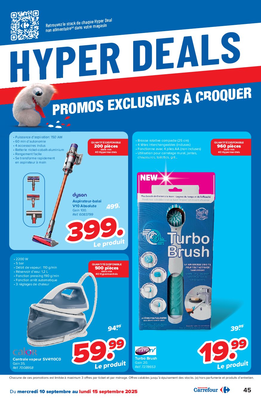 carrefour - Carrefour Hypermarchés folder geldig vanaf 10/09 - 22/09 - page: 45