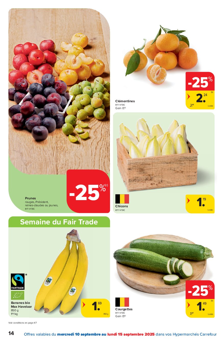 carrefour - Carrefour Hypermarchés folder geldig vanaf 10/09 - 22/09 - page: 14