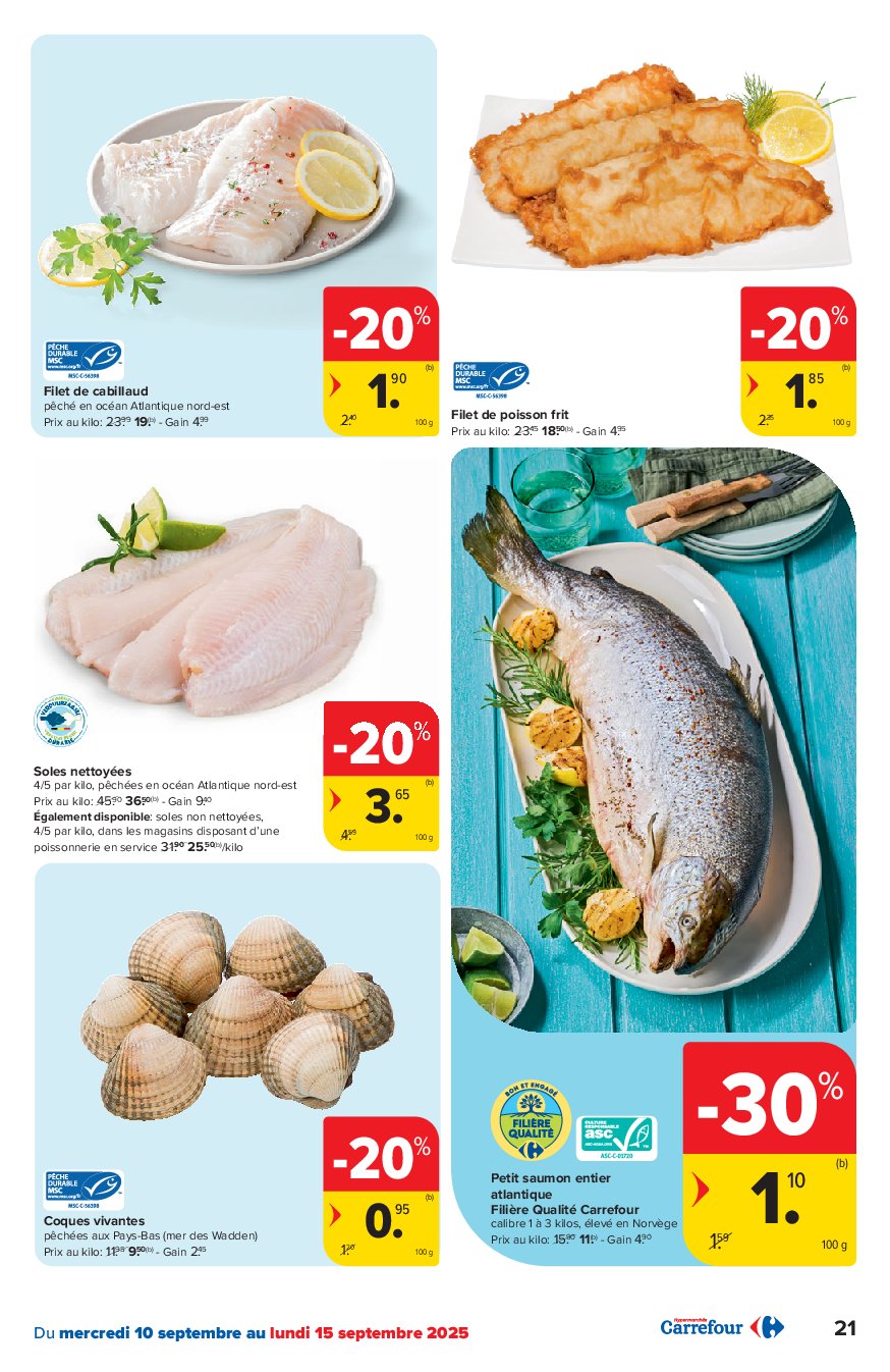 carrefour - Carrefour Hypermarchés folder geldig vanaf 10/09 - 22/09 - page: 21