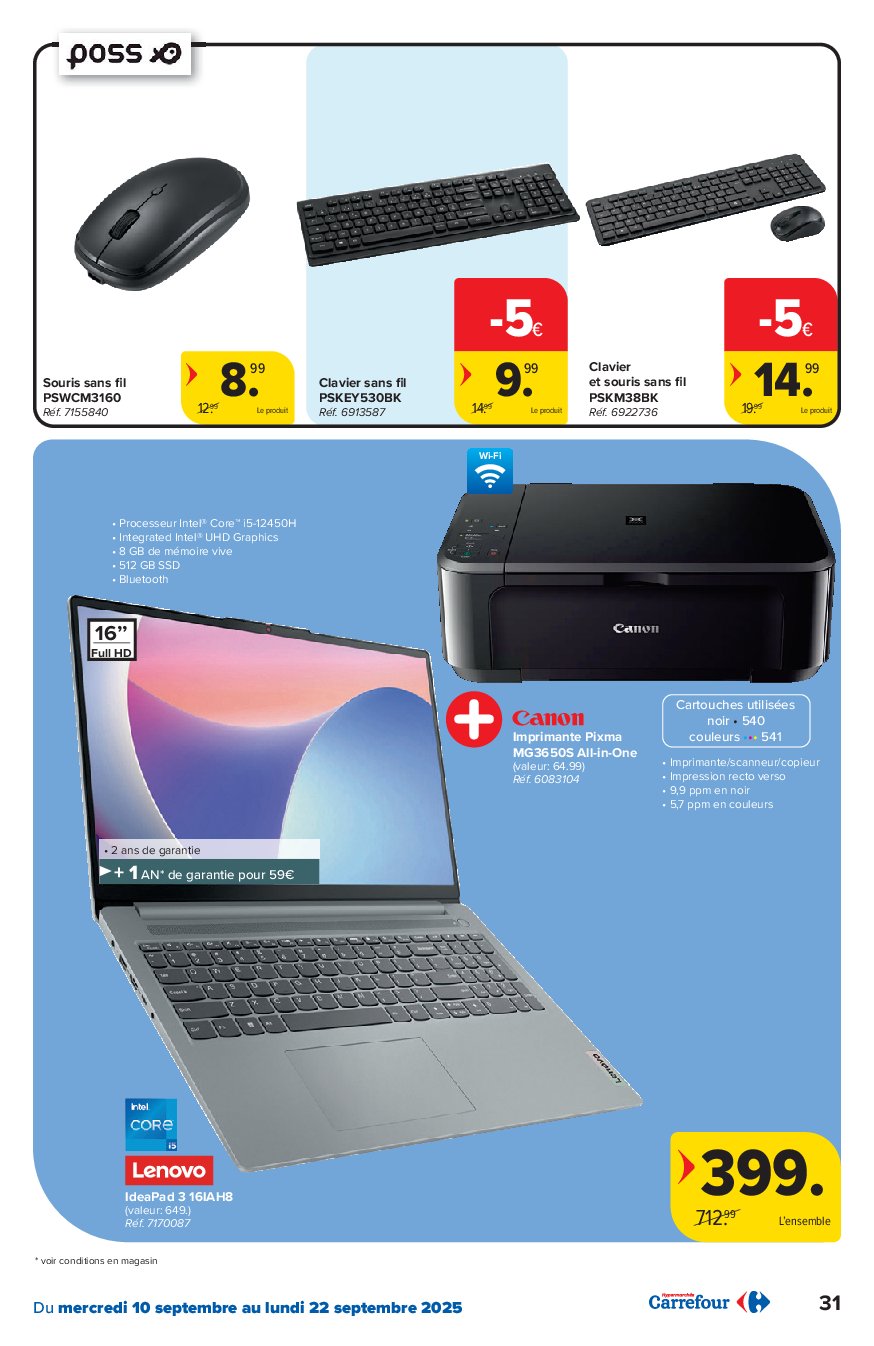 carrefour - Carrefour Hypermarchés folder geldig vanaf 10/09 - 22/09 - page: 31