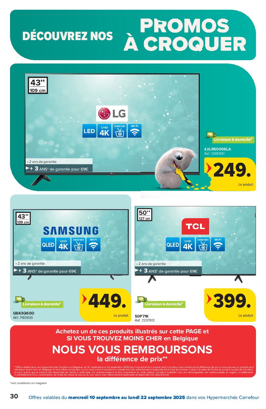 carrefour - Carrefour Hypermarchés folder geldig vanaf 10/09 - 22/09 - page: 30