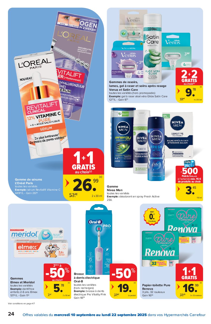 carrefour - Carrefour Hypermarchés folder geldig vanaf 10/09 - 22/09 - page: 24