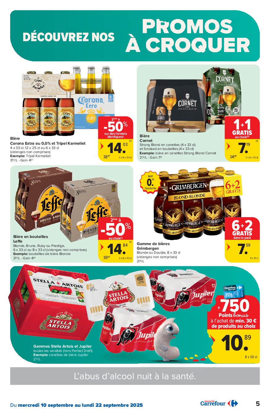 carrefour - Carrefour Hypermarchés folder geldig vanaf 10/09 - 22/09 - page: 5