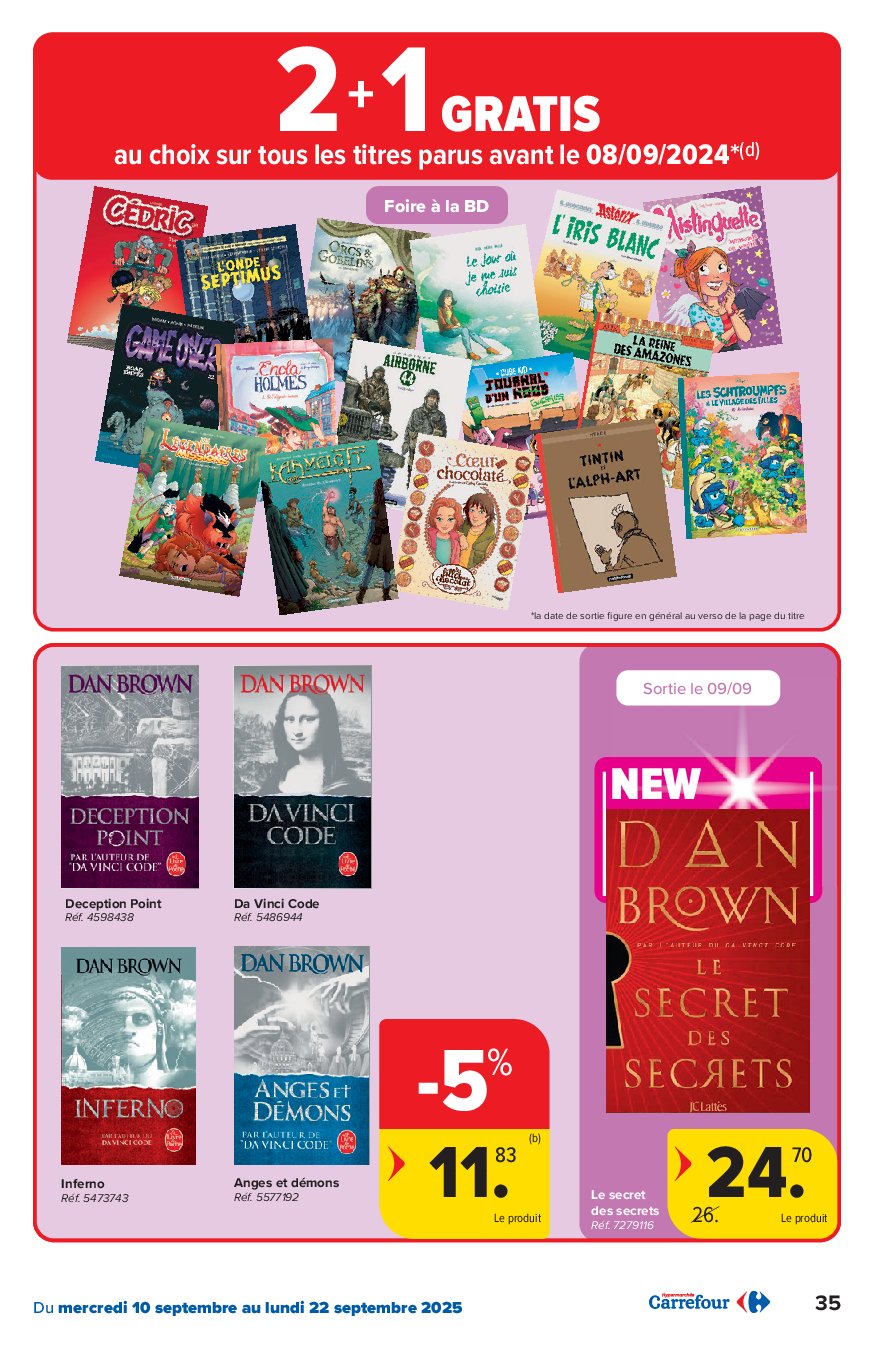 carrefour - Carrefour Hypermarchés folder geldig vanaf 10/09 - 22/09 - page: 35