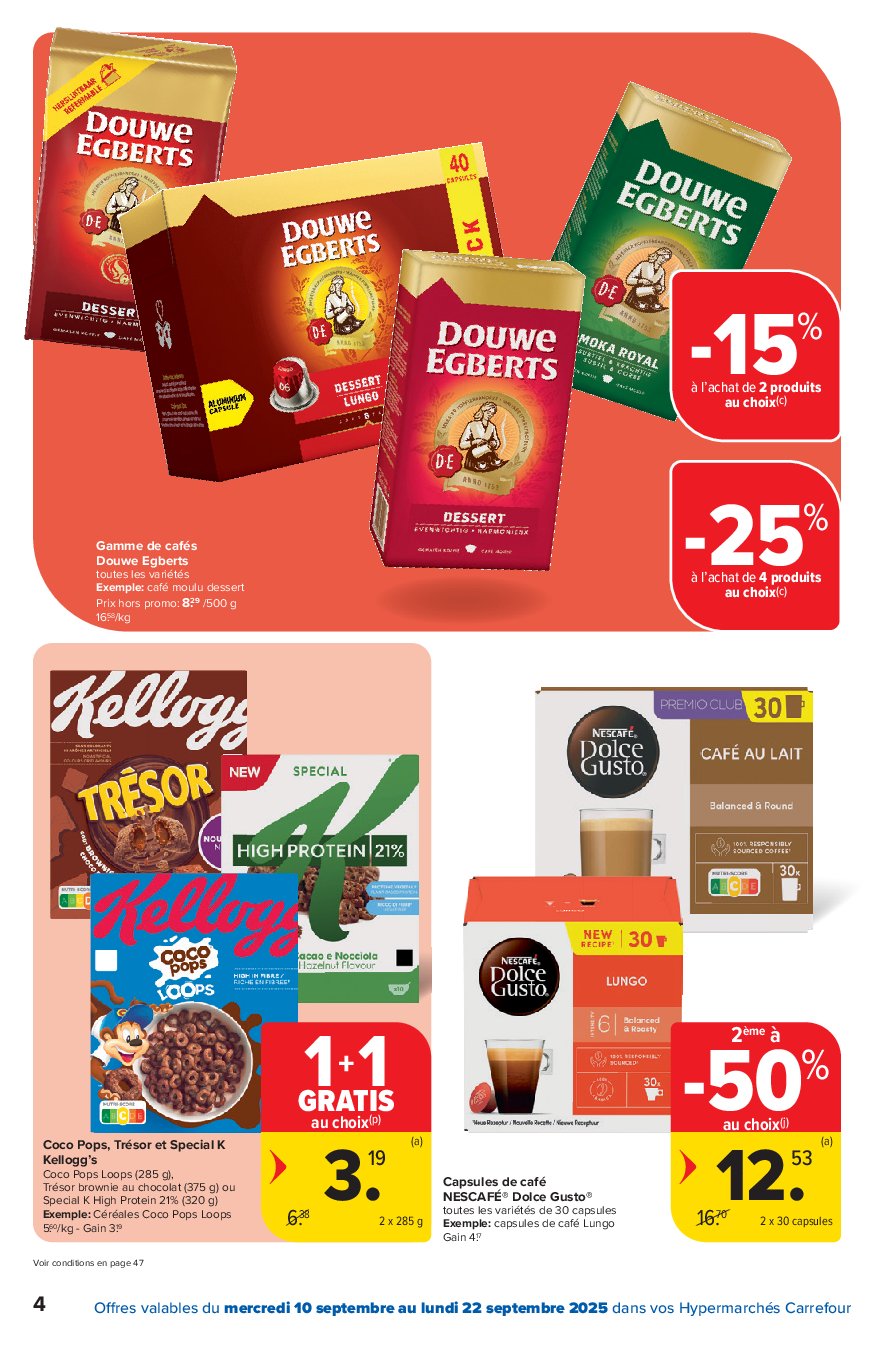 carrefour - Carrefour Hypermarchés folder geldig vanaf 10/09 - 22/09 - page: 4