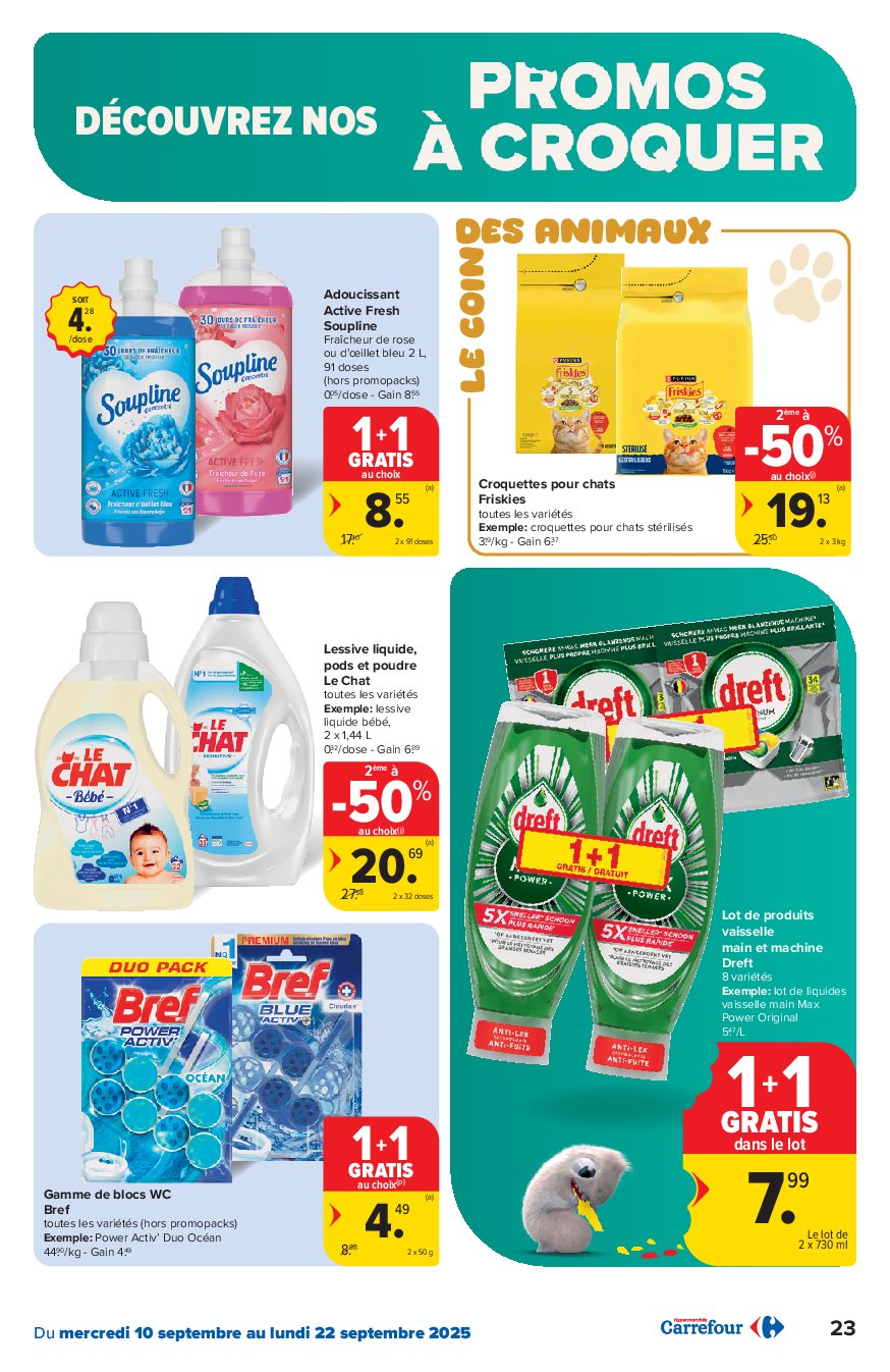 carrefour - Carrefour Hypermarchés folder geldig vanaf 10/09 - 22/09 - page: 23