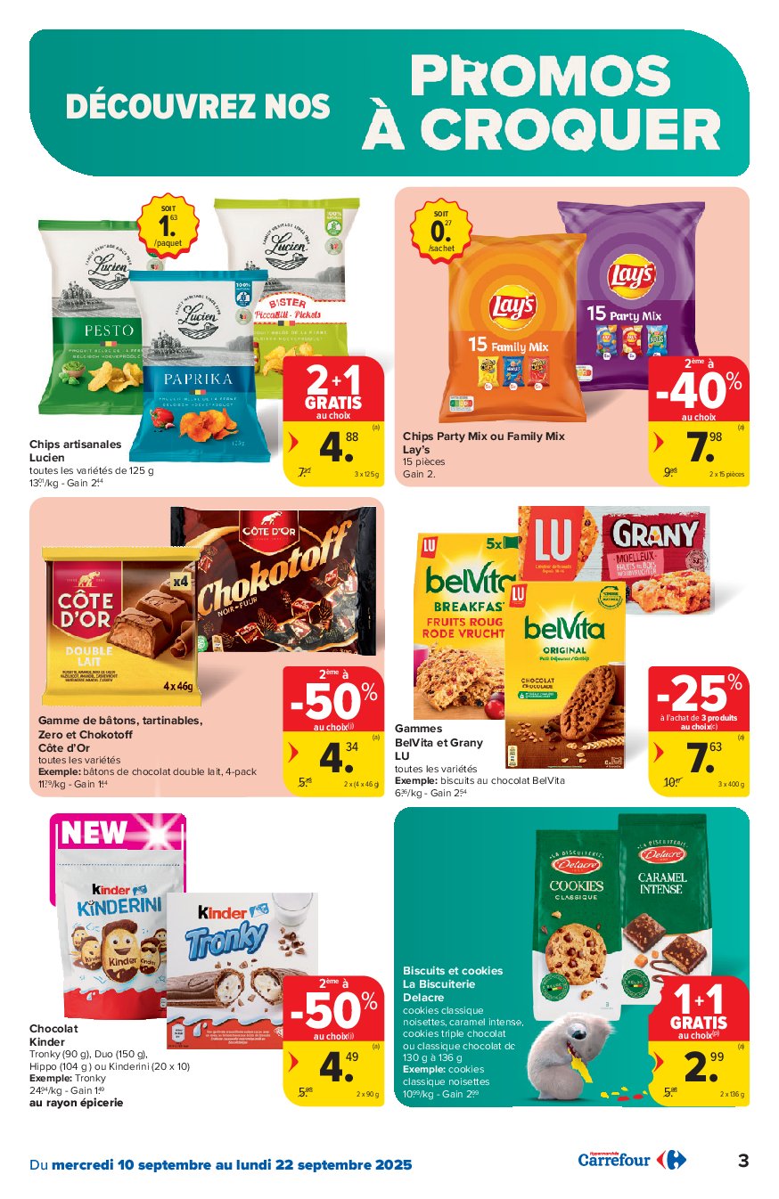 carrefour - Carrefour Hypermarchés folder geldig vanaf 10/09 - 22/09 - page: 3