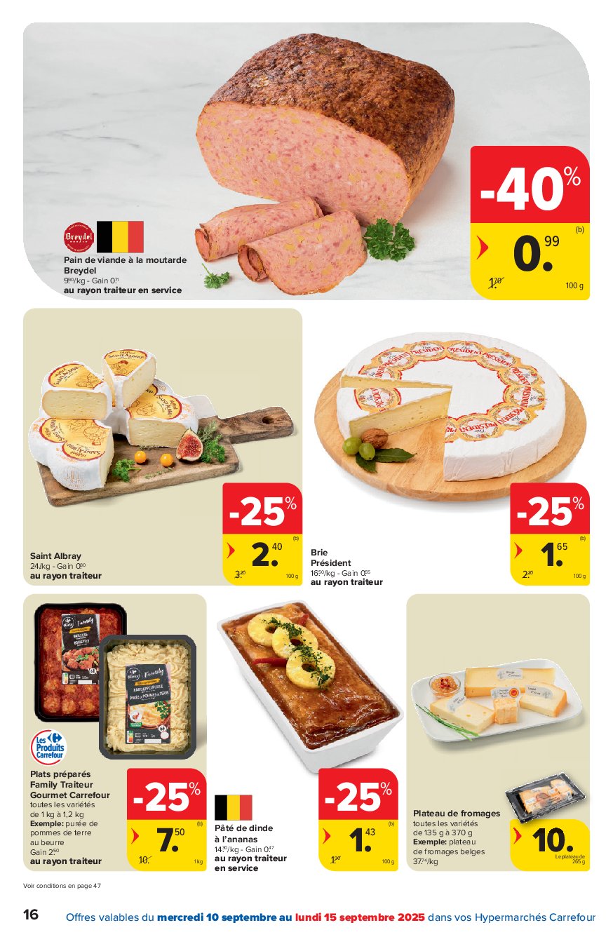 carrefour - Carrefour Hypermarchés folder geldig vanaf 10/09 - 22/09 - page: 16
