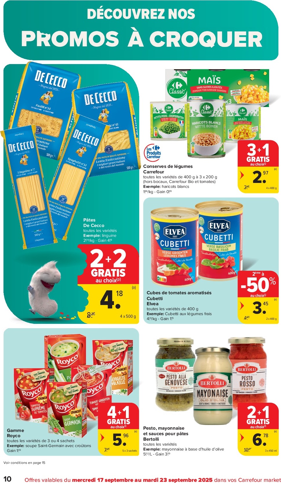 carrefour - Carrefour Market folder geldig vanaf 17/09 - 23/09 - page: 10