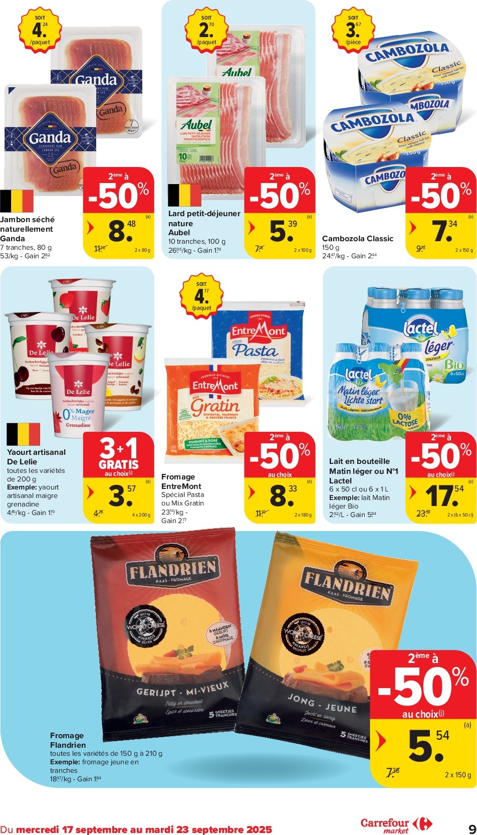 carrefour - Carrefour Market folder geldig vanaf 17/09 - 23/09 - page: 9