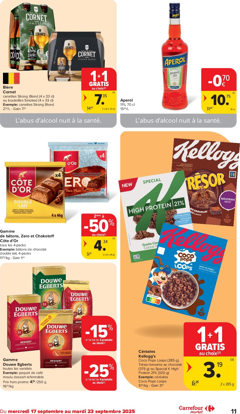 carrefour - Carrefour Market folder geldig vanaf 17/09 - 23/09 - page: 11