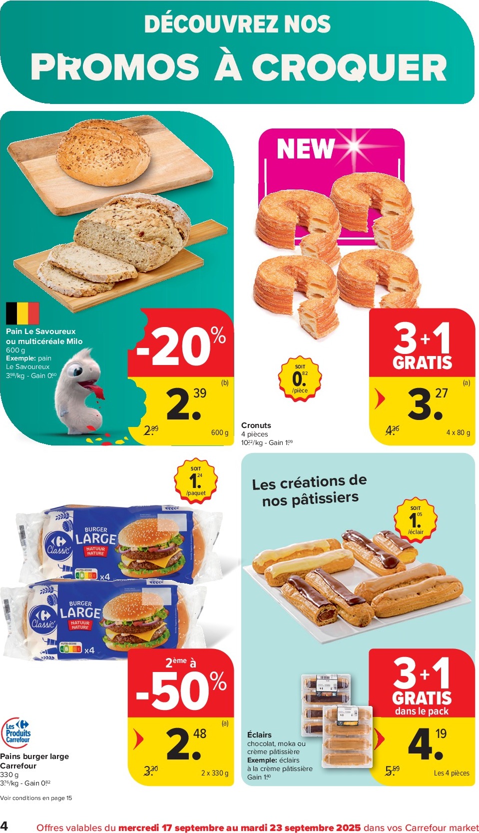 carrefour - Carrefour Market folder geldig vanaf 17/09 - 23/09 - page: 4