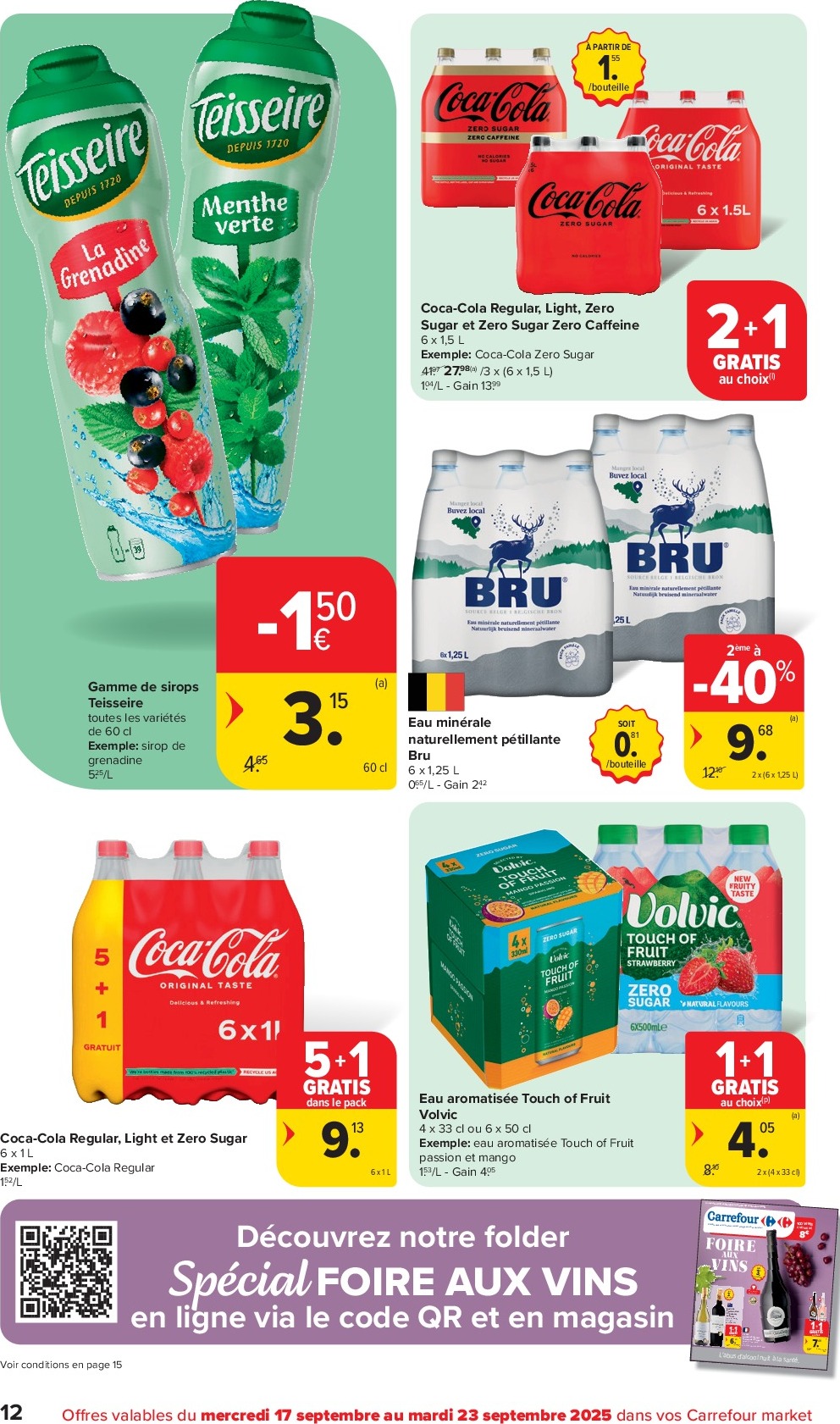 carrefour - Carrefour Market folder geldig vanaf 17/09 - 23/09 - page: 12