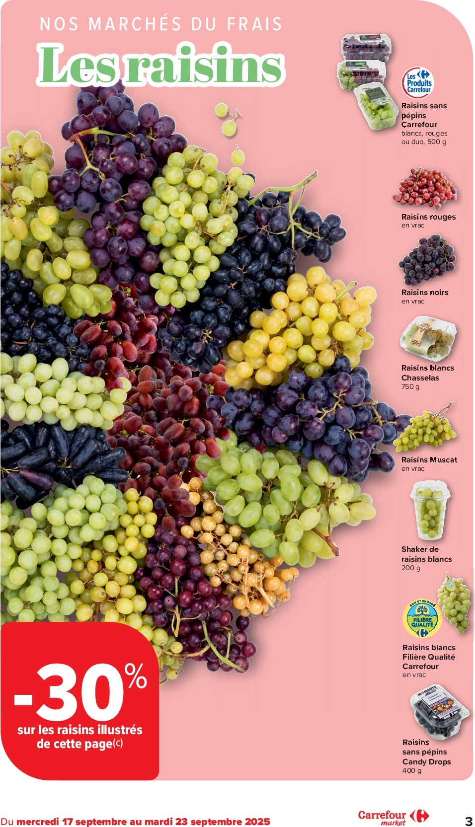 carrefour - Carrefour Market folder geldig vanaf 17/09 - 23/09 - page: 3