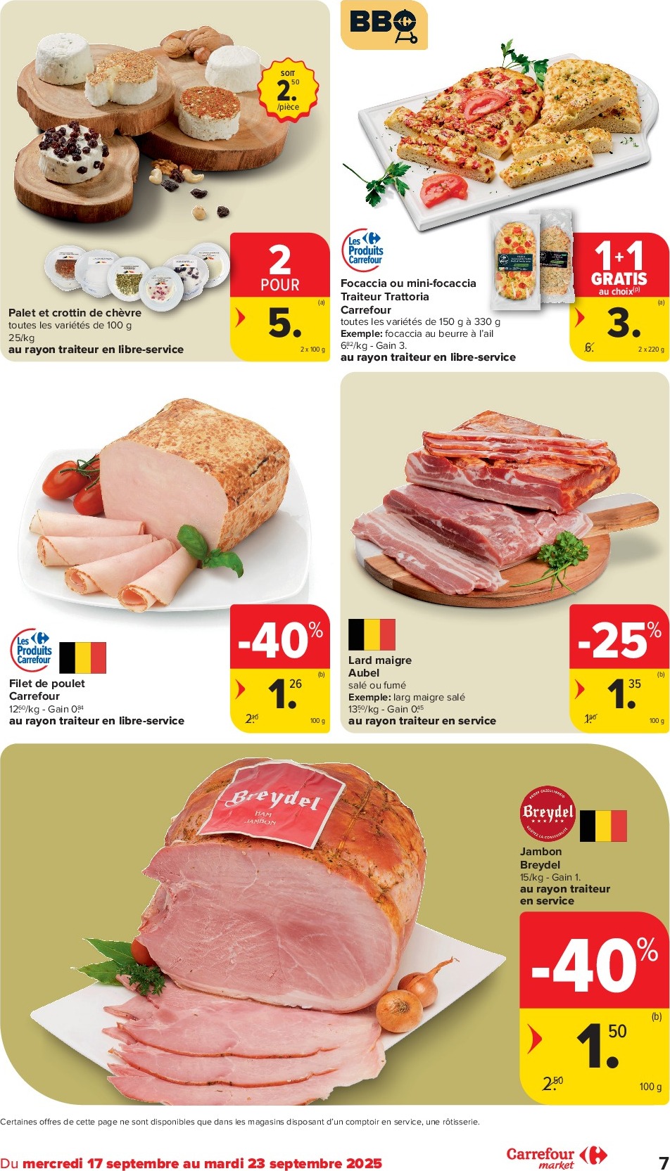 carrefour - Carrefour Market folder geldig vanaf 17/09 - 23/09 - page: 7