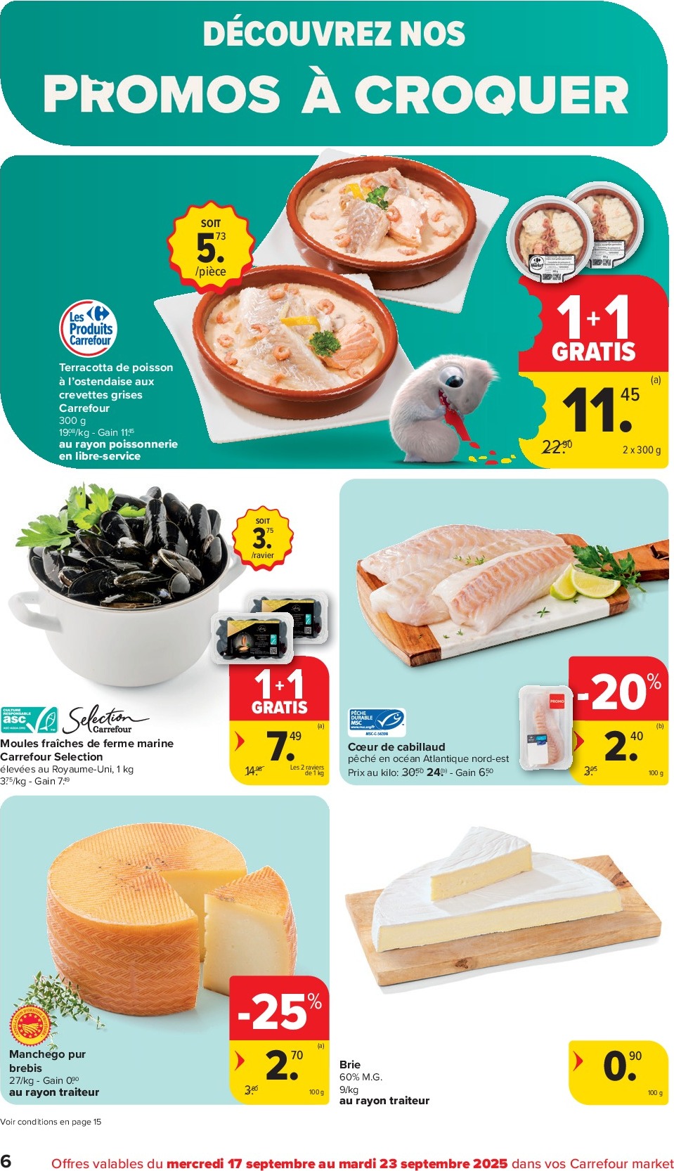 carrefour - Carrefour Market folder geldig vanaf 17/09 - 23/09 - page: 6