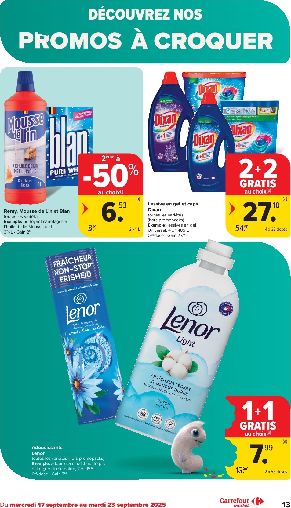 carrefour - Carrefour Market folder geldig vanaf 17/09 - 23/09 - page: 13