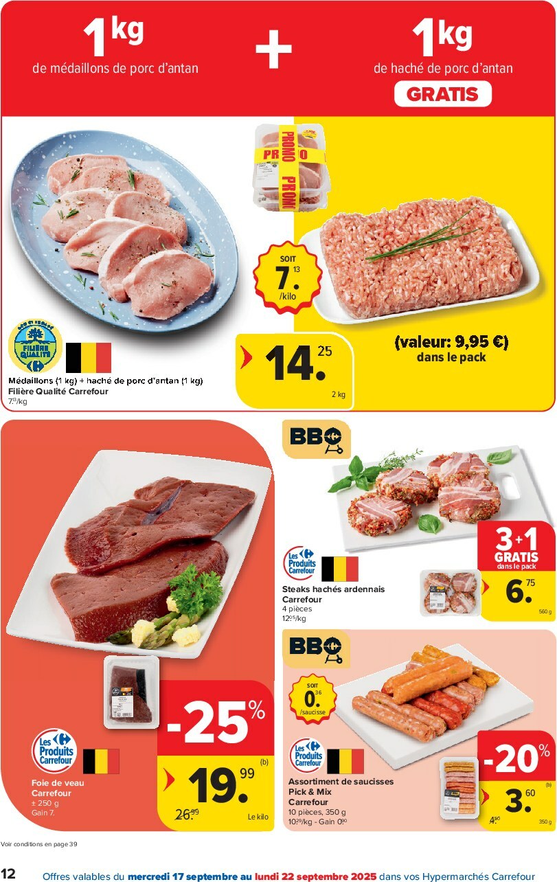 carrefour - Carrefour Hypermarchés folder geldig vanaf 17/09 - 29/09 - page: 12