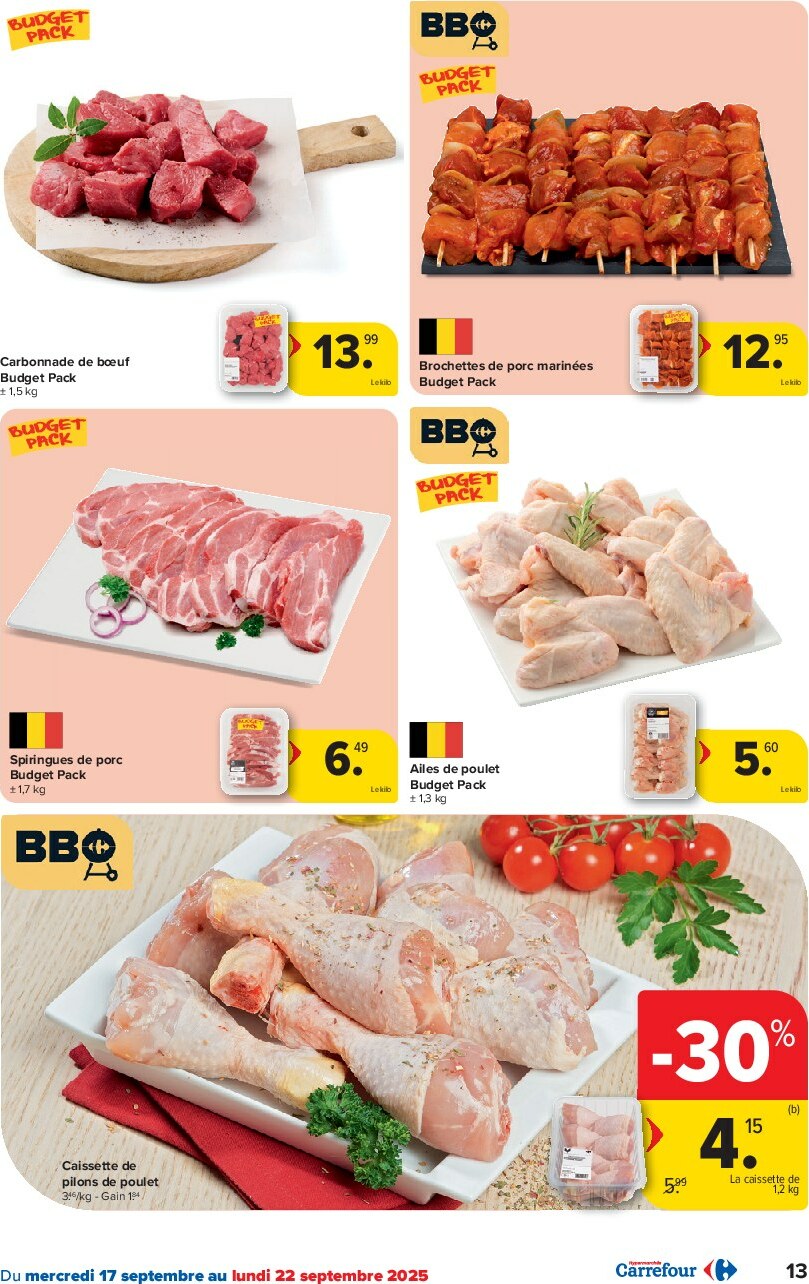 carrefour - Carrefour Hypermarchés folder geldig vanaf 17/09 - 29/09 - page: 13