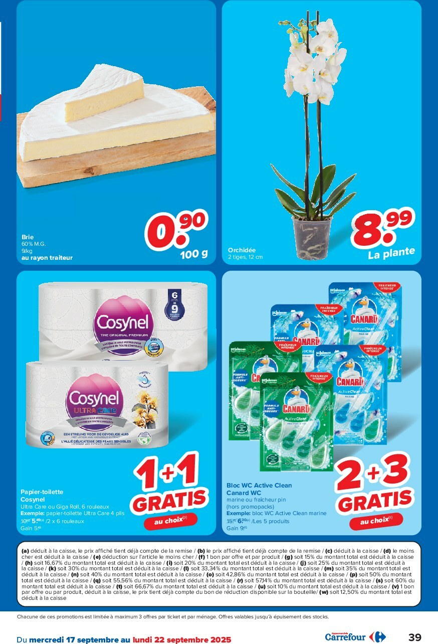 carrefour - Carrefour Hypermarchés folder geldig vanaf 17/09 - 29/09 - page: 39