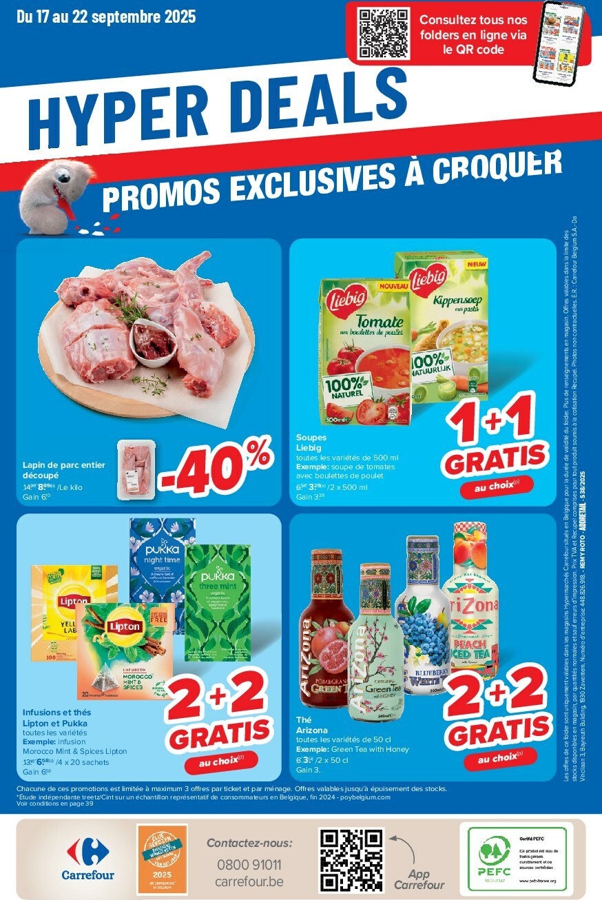 carrefour - Carrefour Hypermarchés folder geldig vanaf 17/09 - 29/09 - page: 40