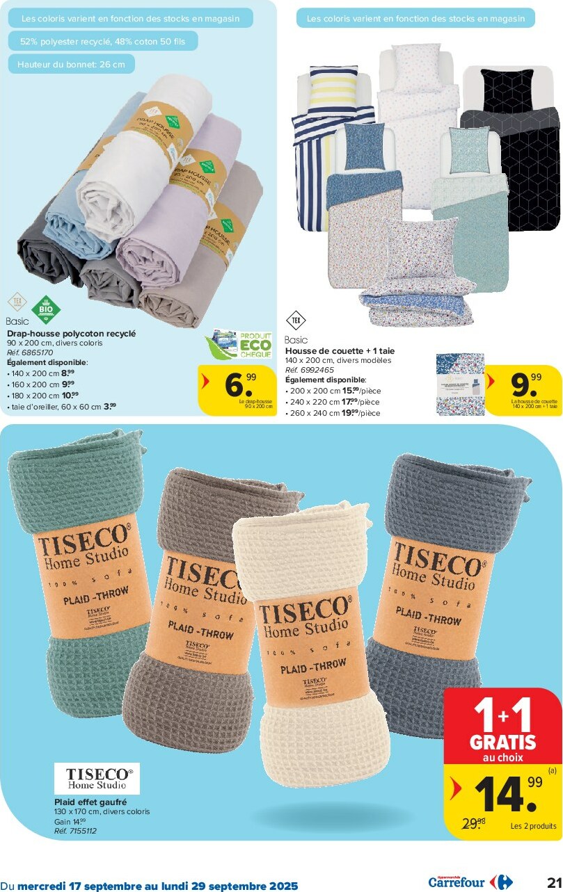 carrefour - Carrefour Hypermarchés folder geldig vanaf 17/09 - 29/09 - page: 21