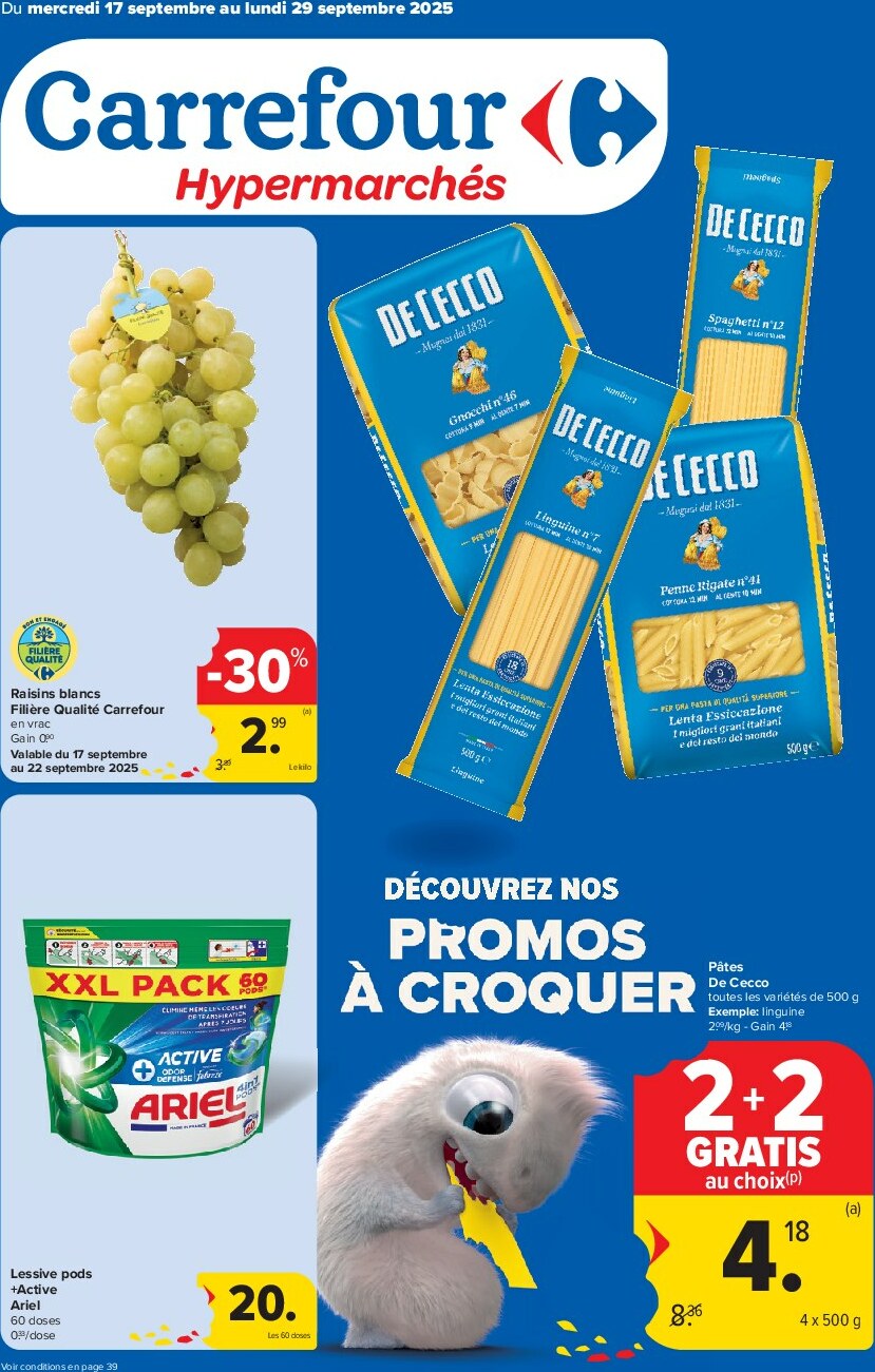 carrefour - Carrefour Hypermarchés folder geldig vanaf 17/09 - 29/09