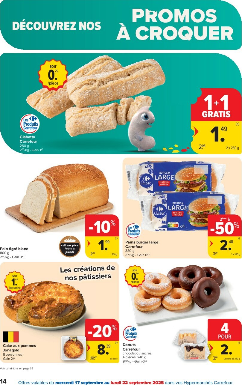 carrefour - Carrefour Hypermarchés folder geldig vanaf 17/09 - 29/09 - page: 14
