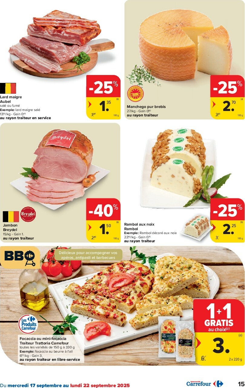 carrefour - Carrefour Hypermarchés folder geldig vanaf 17/09 - 29/09 - page: 15