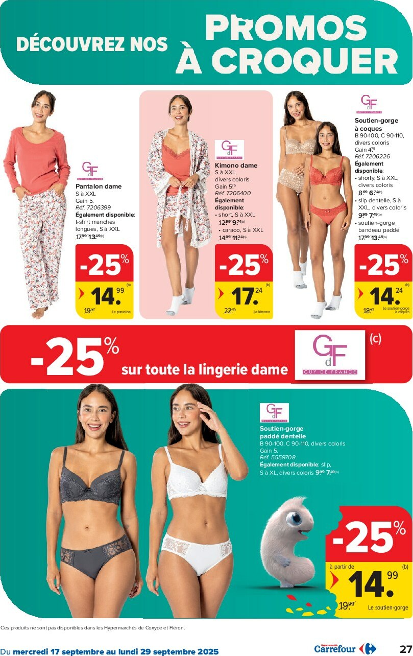 carrefour - Carrefour Hypermarchés folder geldig vanaf 17/09 - 29/09 - page: 27