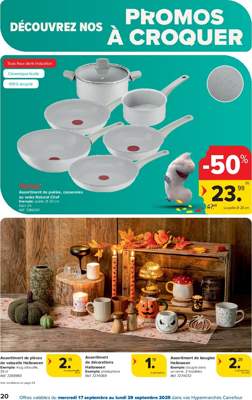 carrefour - Carrefour Hypermarchés folder geldig vanaf 17/09 - 29/09 - page: 20