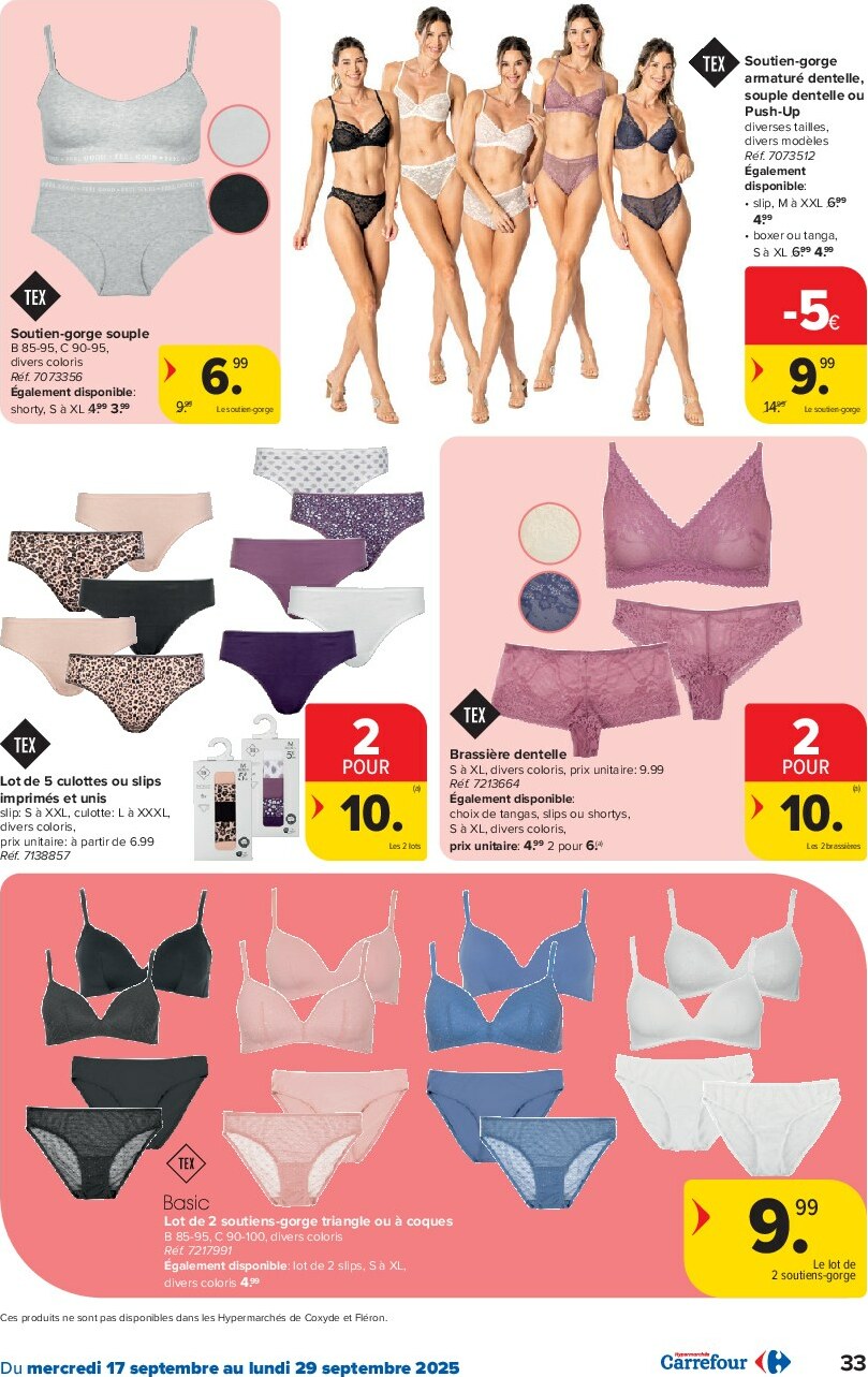 carrefour - Carrefour Hypermarchés folder geldig vanaf 17/09 - 29/09 - page: 33