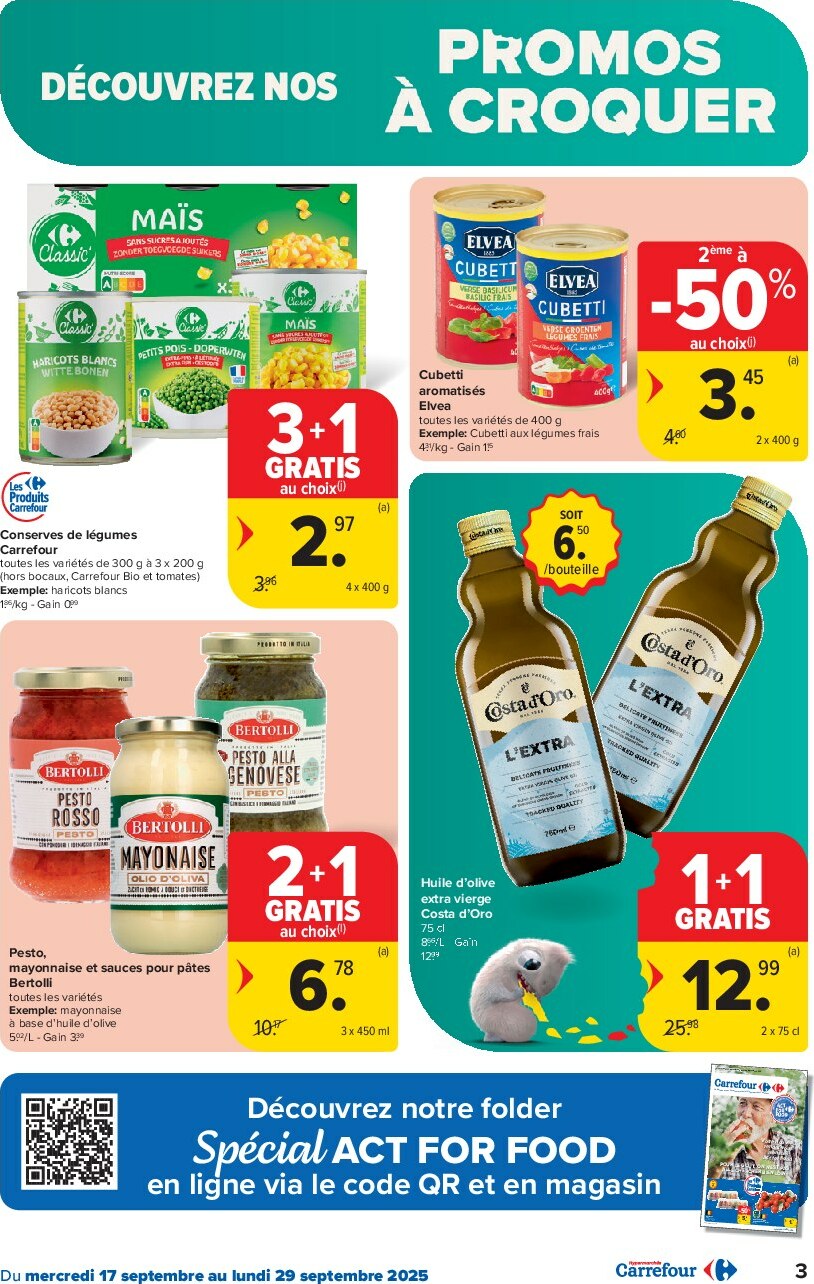 carrefour - Carrefour Hypermarchés folder geldig vanaf 17/09 - 29/09 - page: 3