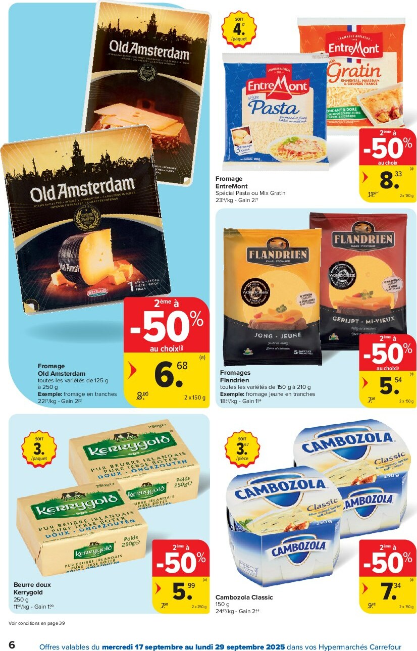carrefour - Carrefour Hypermarchés folder geldig vanaf 17/09 - 29/09 - page: 6