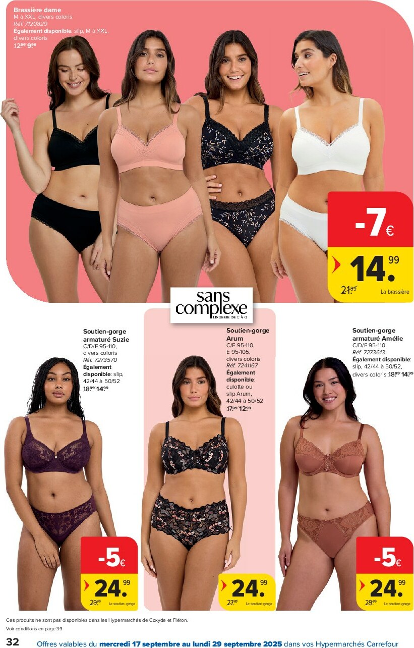carrefour - Carrefour Hypermarchés folder geldig vanaf 17/09 - 29/09 - page: 32