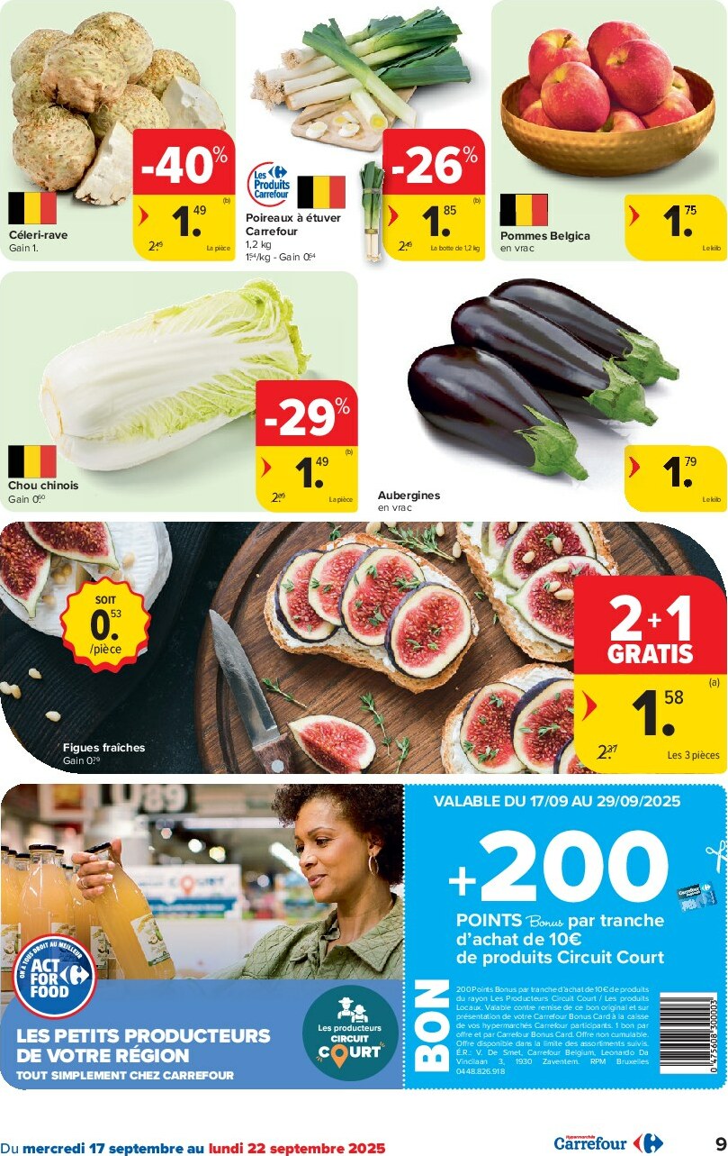 carrefour - Carrefour Hypermarchés folder geldig vanaf 17/09 - 29/09 - page: 9