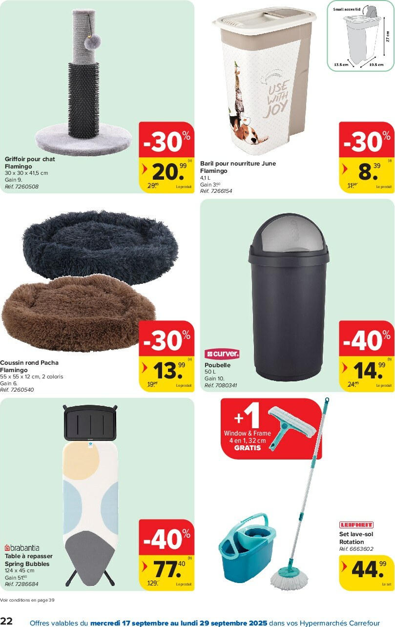 carrefour - Carrefour Hypermarchés folder geldig vanaf 17/09 - 29/09 - page: 22