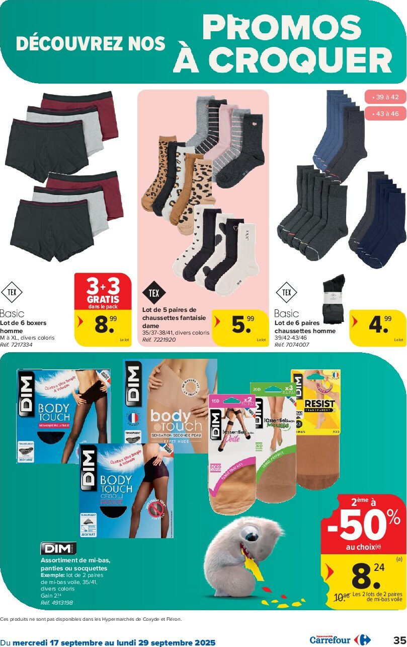 carrefour - Carrefour Hypermarchés folder geldig vanaf 17/09 - 29/09 - page: 35