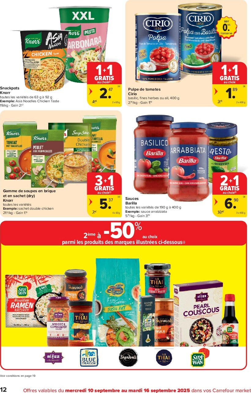 carrefour - Carrefour Market folder geldig vanaf 10/09 - 16/09 - page: 12