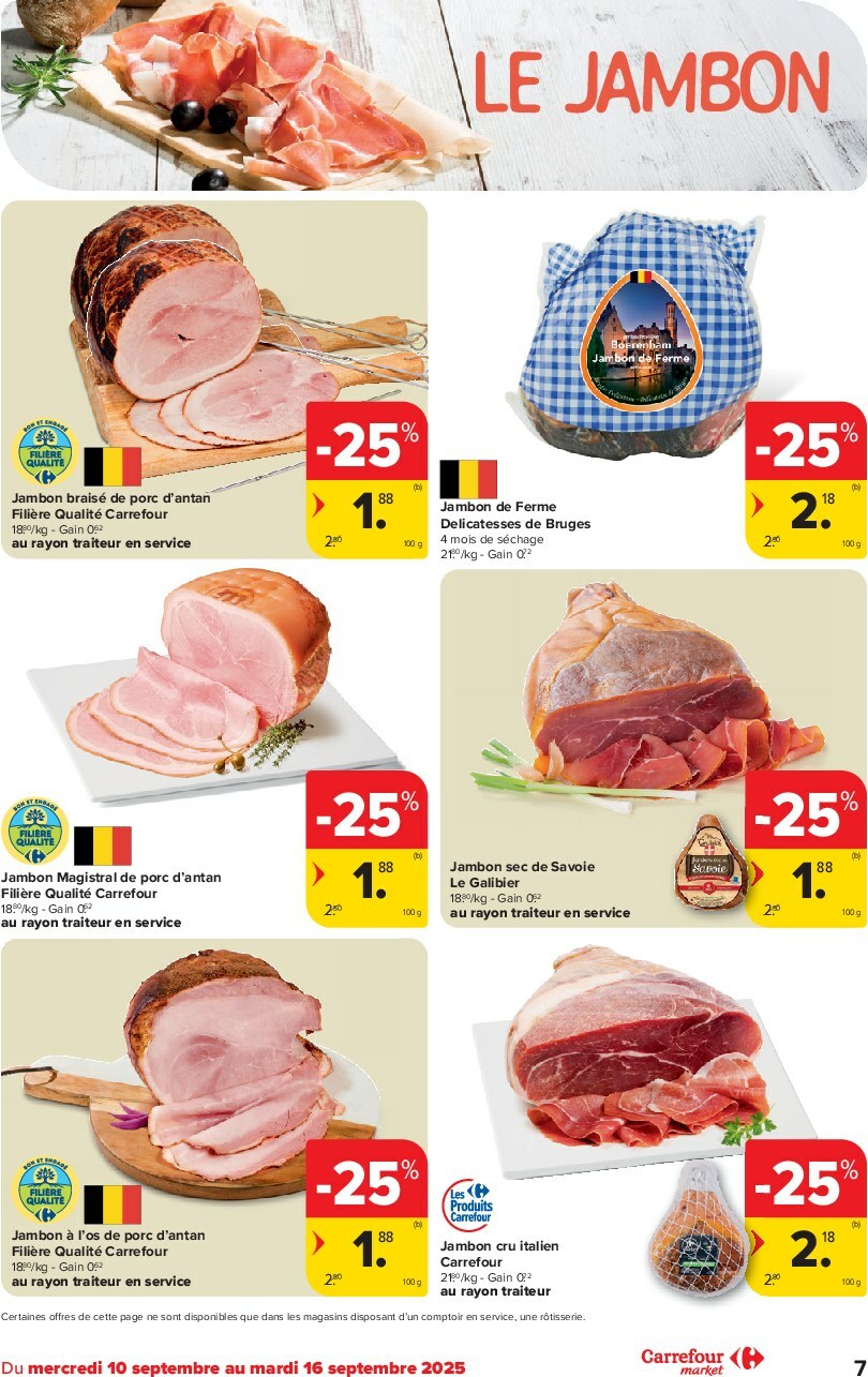 carrefour - Carrefour Market folder geldig vanaf 10/09 - 16/09 - page: 7