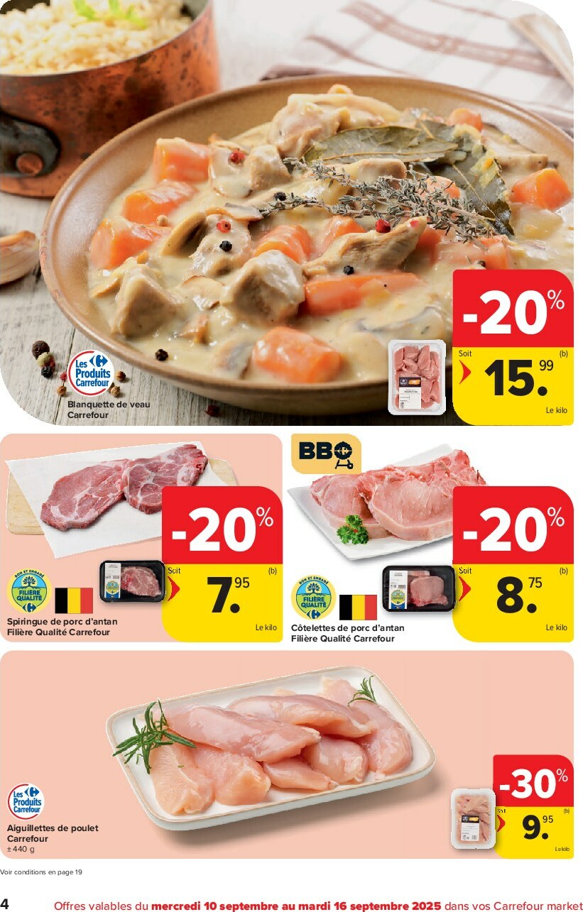 carrefour - Carrefour Market folder geldig vanaf 10/09 - 16/09 - page: 4