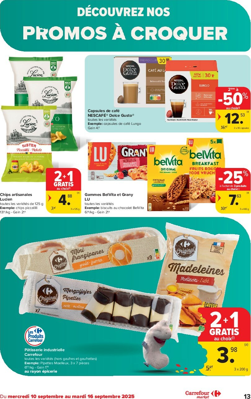 carrefour - Carrefour Market folder geldig vanaf 10/09 - 16/09 - page: 13