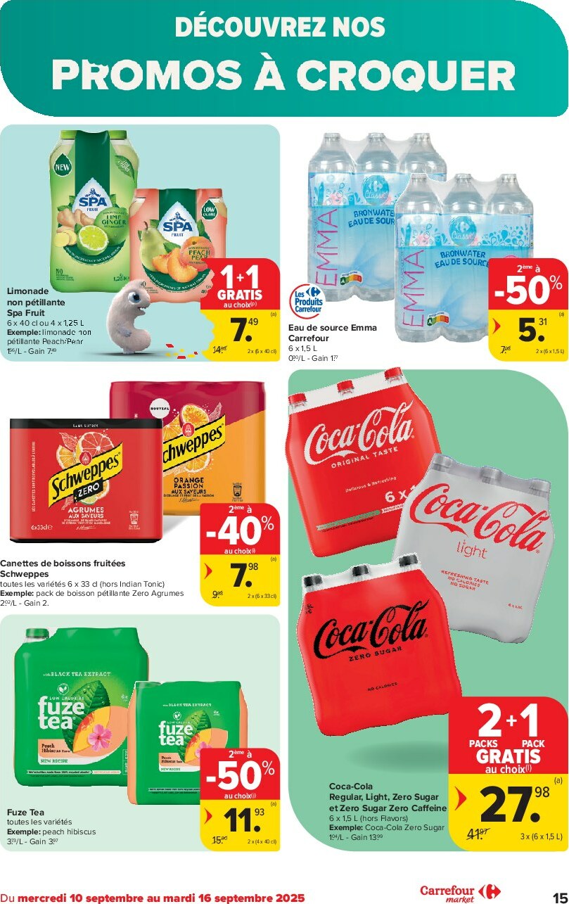 carrefour - Carrefour Market folder geldig vanaf 10/09 - 16/09 - page: 15